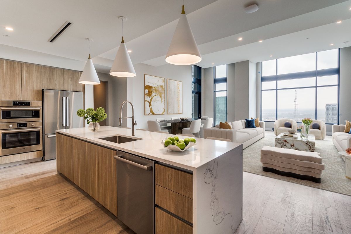 Maple Terrace Penthouse Living/Dining Room